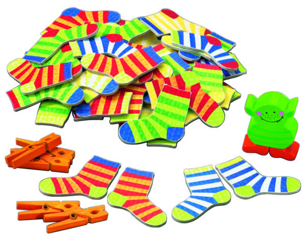 el monstruo de los calcetines detalles