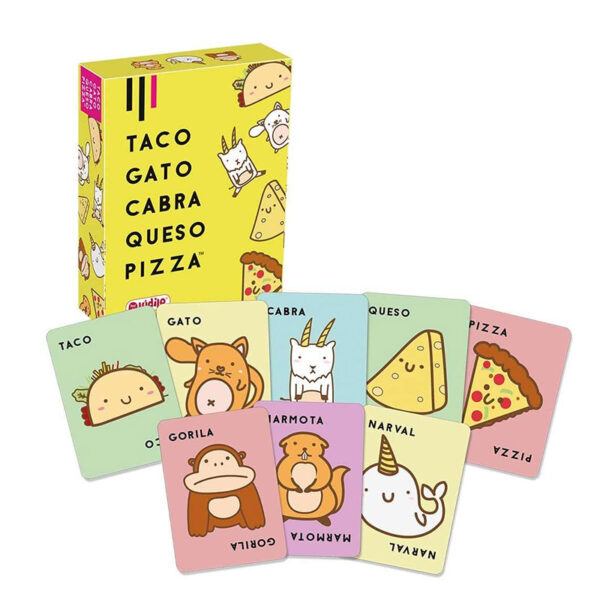 Taco, Gato, Cabra, Queso, Pizza cartas