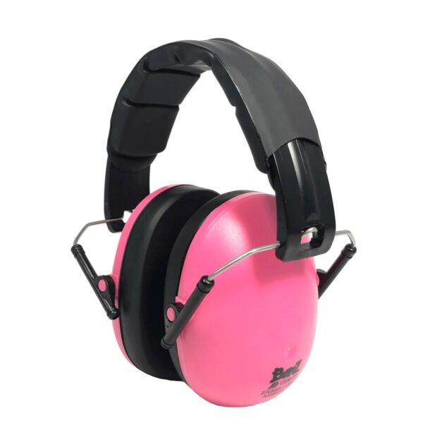 cascos antiruidos en color rosa marca Banz