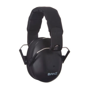 cascos antiruidos en color negro marca Banz