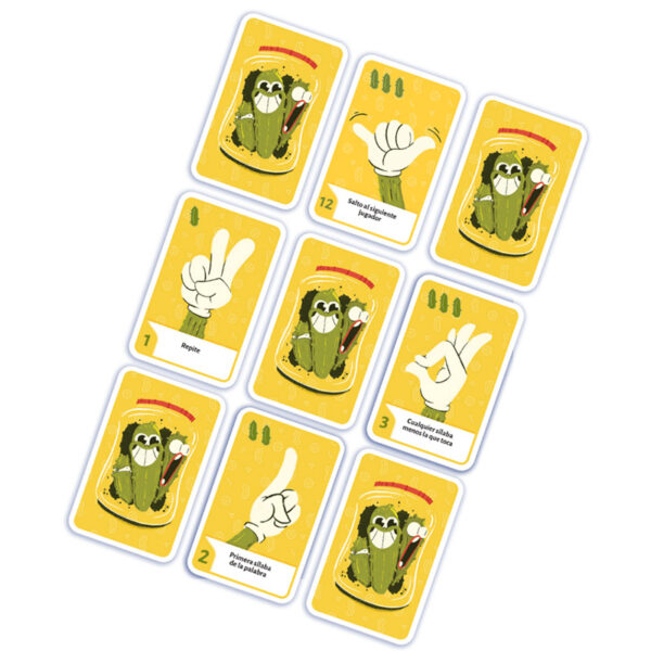 pepinillo mesa de juego